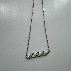 Gold Wave Necklace